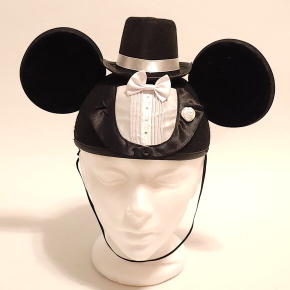 Disney Minnie and Mickey Mouse EARS GROOM Tuxedo Formal Wear Adorable - Picture 1 of 5